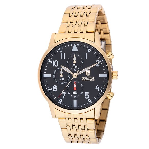 Invicta X Montres Prestige Pilot Gold/Black Men's Watch 42mm MPW-0079 New! - Picture 3 of 7